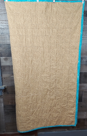 Animal forest Train Handmade Custom Quilt Blanket - Picture 9 of 9